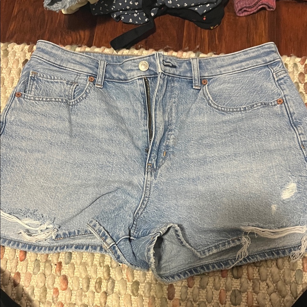 Light Blue Denim Women's Shorts